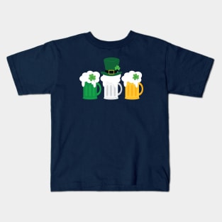 Irish Beer Ireland Flag Kids T-Shirt